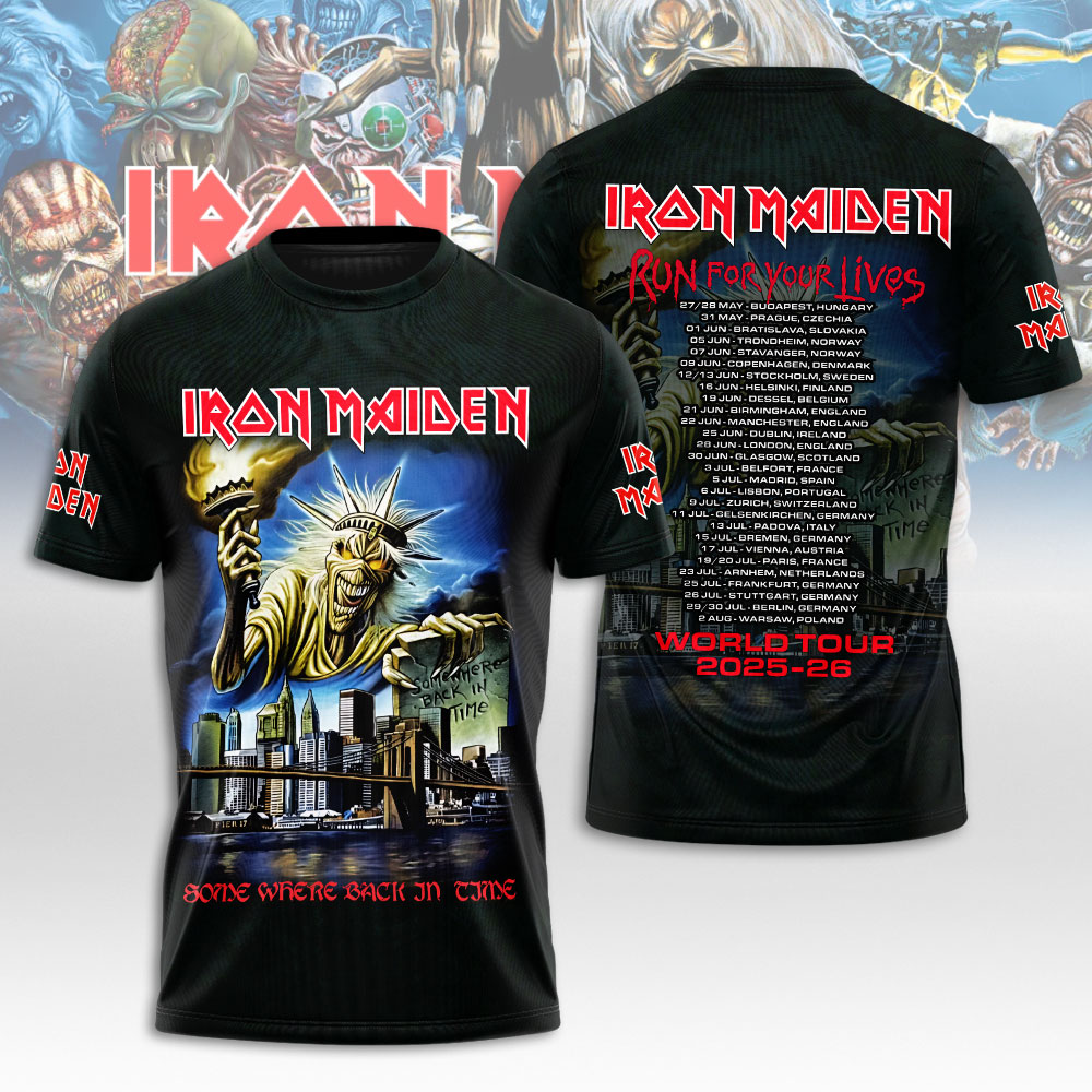 NGHIAVT3790 Iron Maiden Tshirt