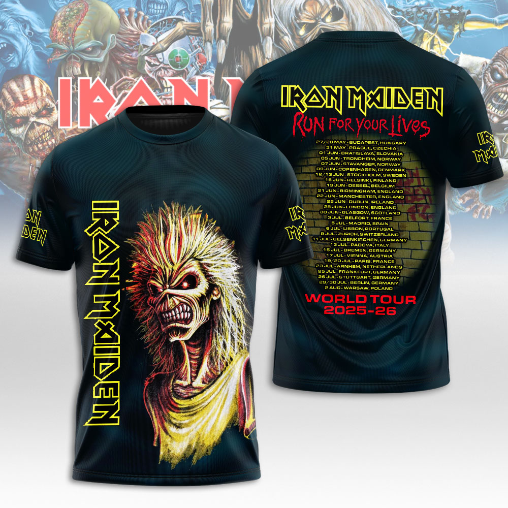 NGHIAVT3794 Iron Maiden Tshirt