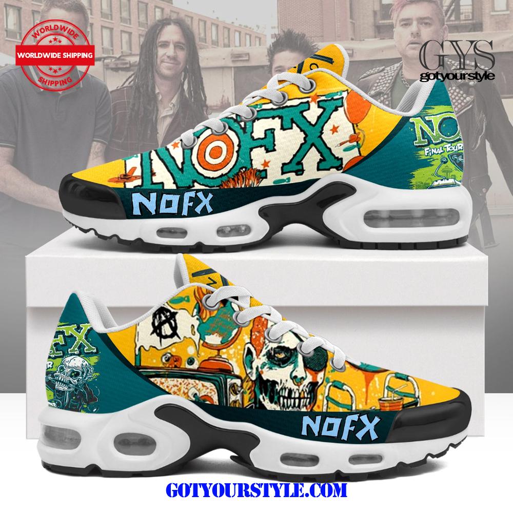 NOFX Band Skull Final Tour Air Cushion Sports Shoes 1