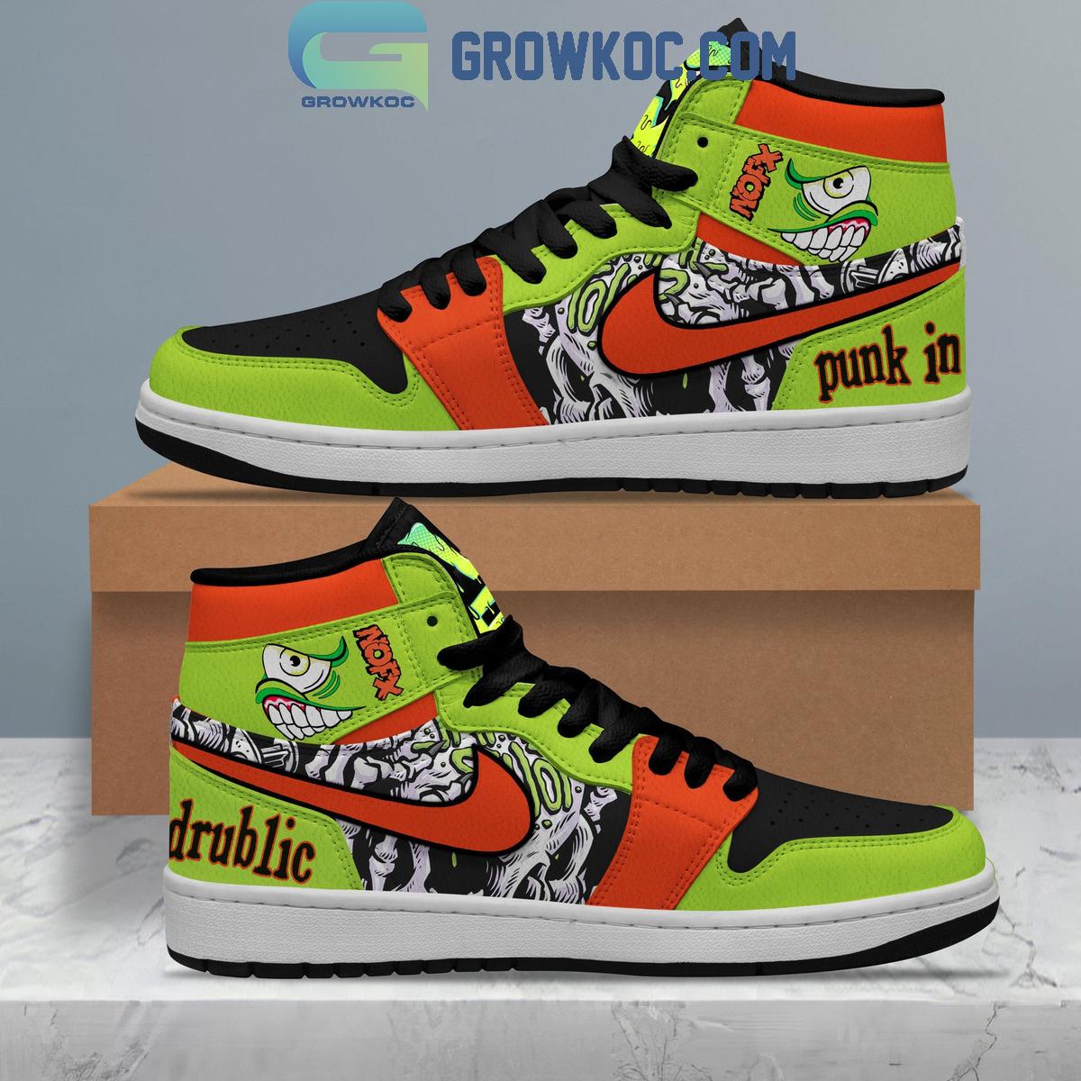 NOFX Punk In Drublic Fan Air Jordan 1 Shoes 1 aa5Cz