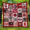 NORTHERN ILLINOIS HUSKIES NCAA Collection Design Fleece Blanket Quilt2B1 X95mY
