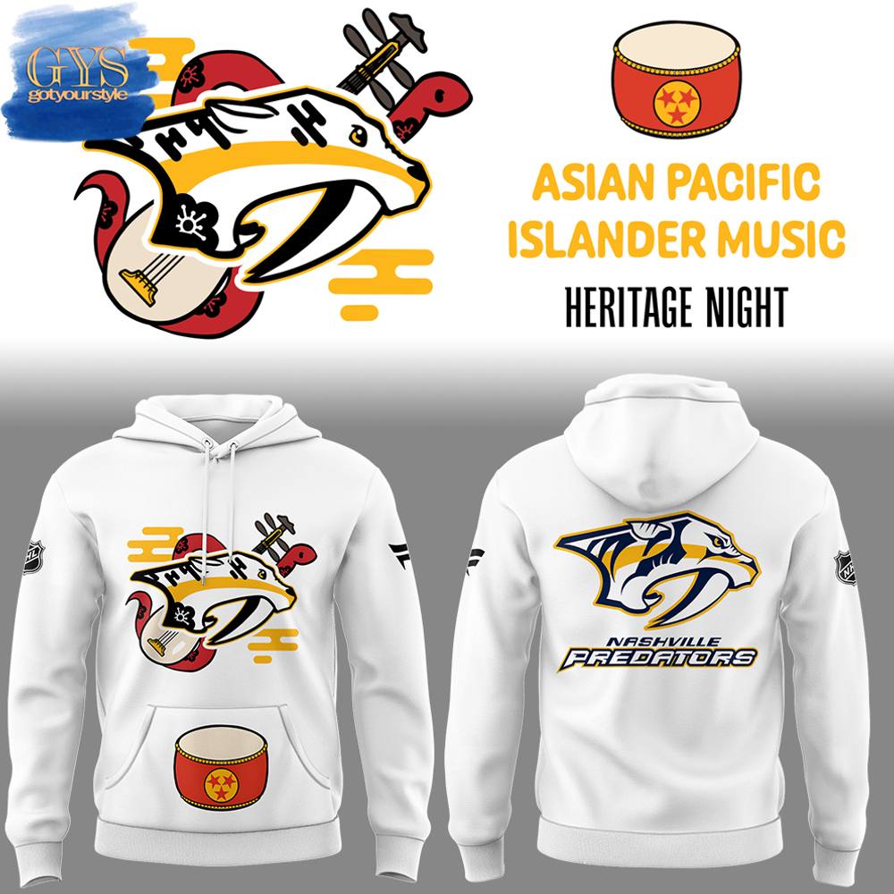Nashville Predators Asian Pacific Islander Music Heritage Night Hoodie 3