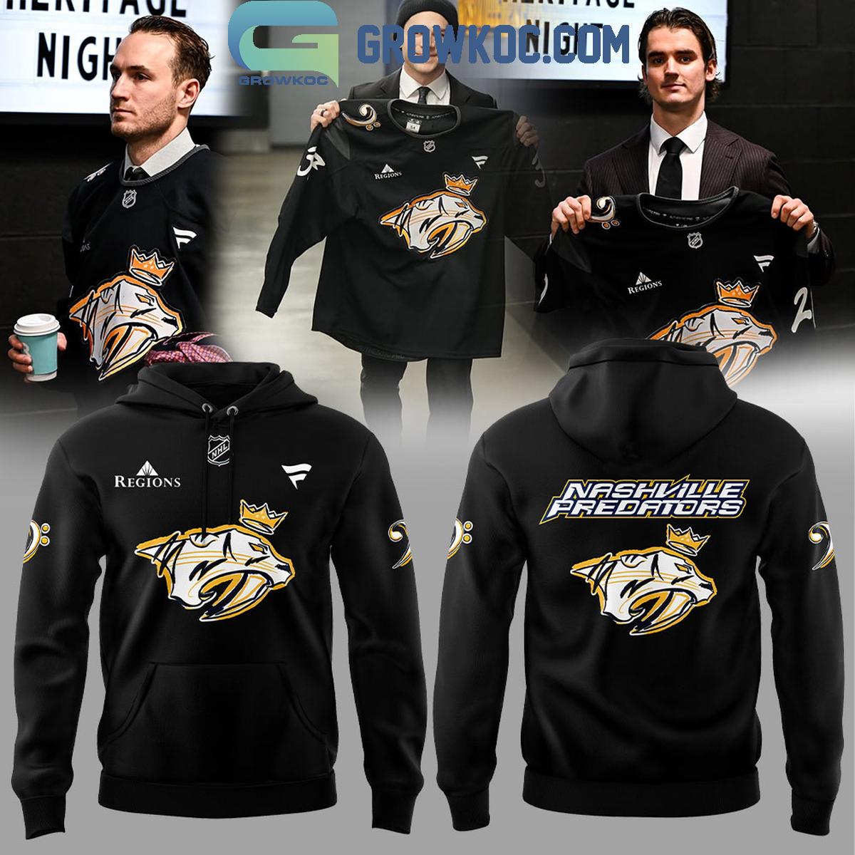 Nashville Predators Black Music Heritage Night Hoodie T Shirt 1 KJZ2c