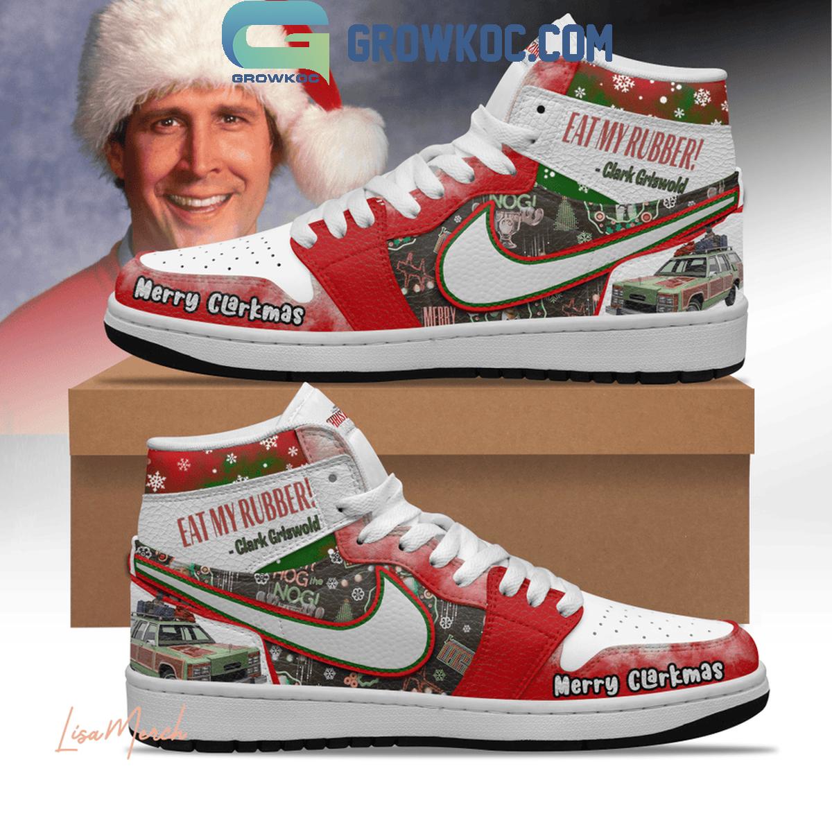 National Lampoons Christmas Vacation Eat My Rubber Air Jordan 1 Shoes 1 dkqPi