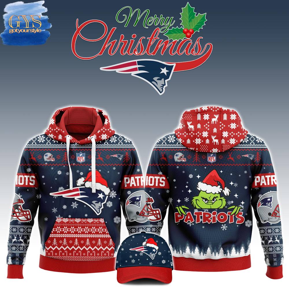 New England Patriots 2024 Christmas Limited Edition Hoodie 1