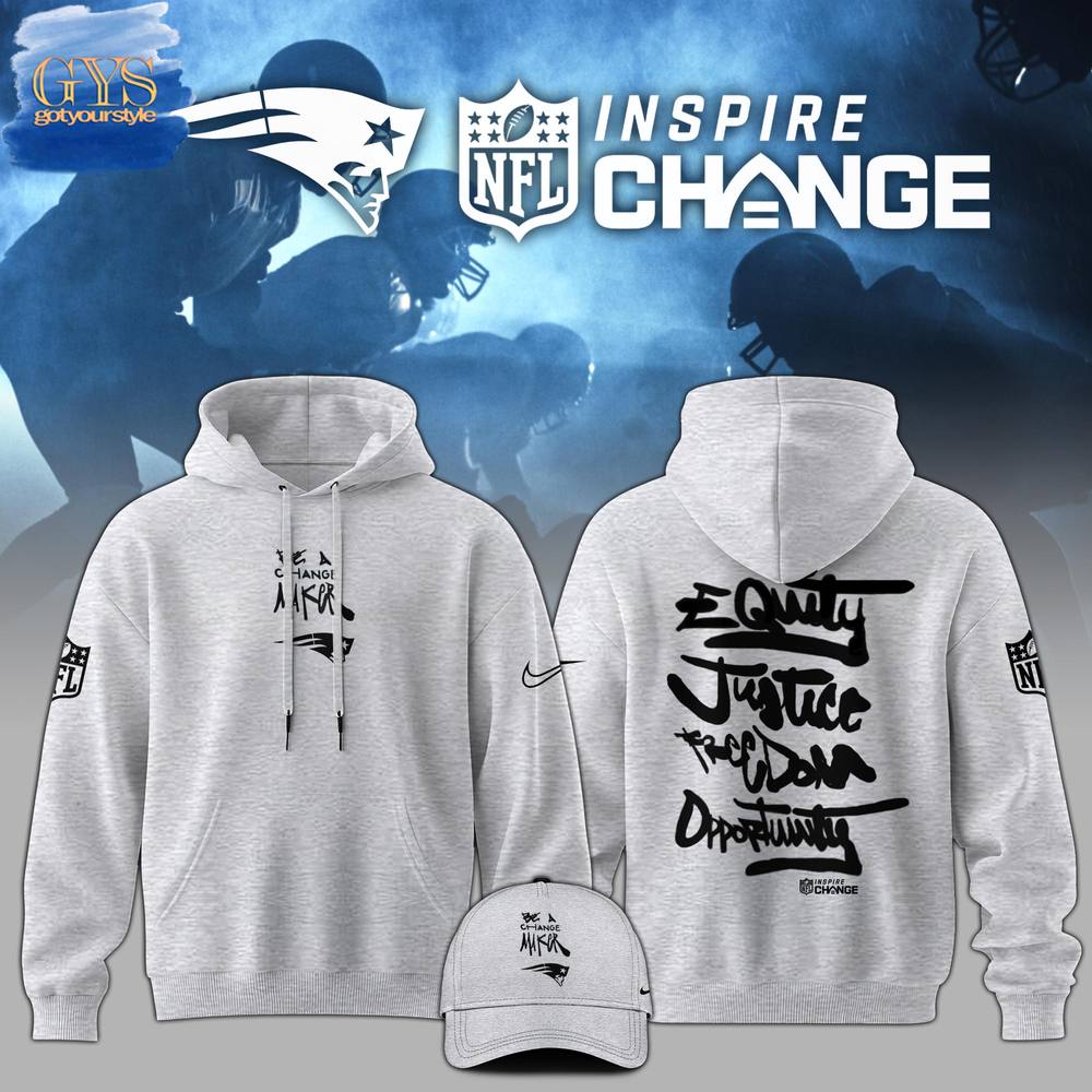 New England Patriots NFL Be A Change Maker Hoodie 1