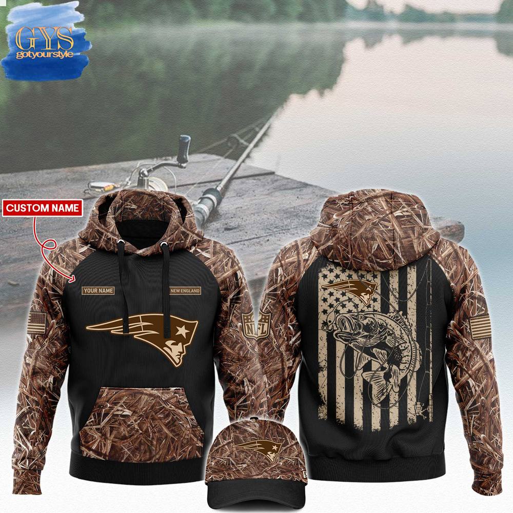 New England Patriots NFL x Fishing 2024 Limited Edition Hoodie 1