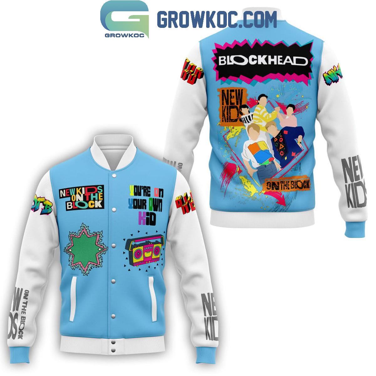 New Kids On The Block Blockhead Youre On Your Own Kid Baseball Jacket 1 k82Q4