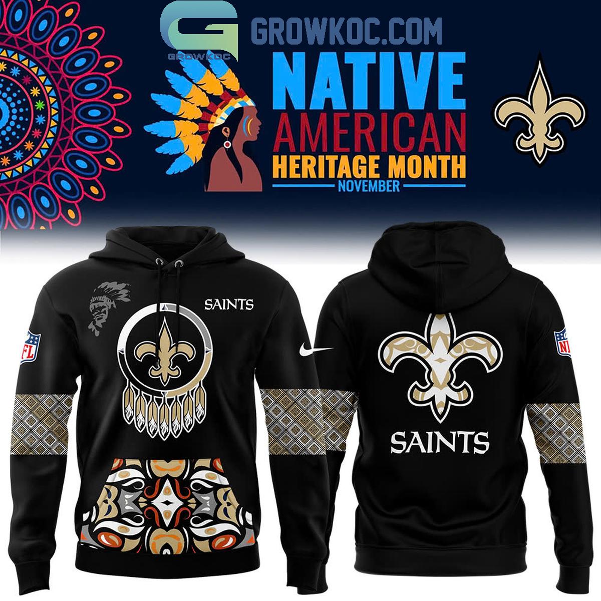 New Orleans Saints Chargers November 2024 Native American Heritage Month Hoodie T Shirt 1 JFceF