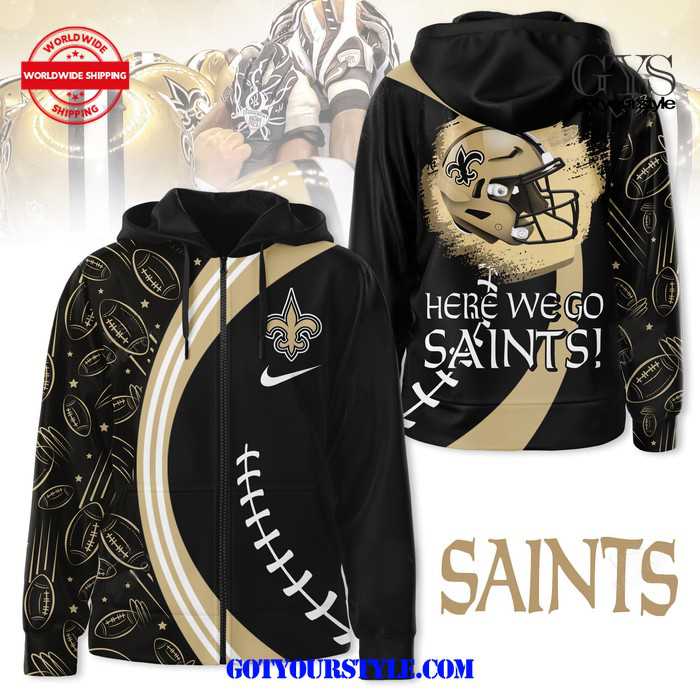 New Orleans Saints Here We Go Saints Hoodie 1