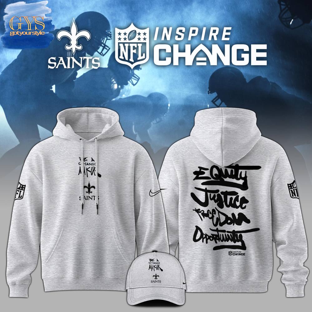 New Orleans Saints NFL Be A Change Maker Hoodie 1