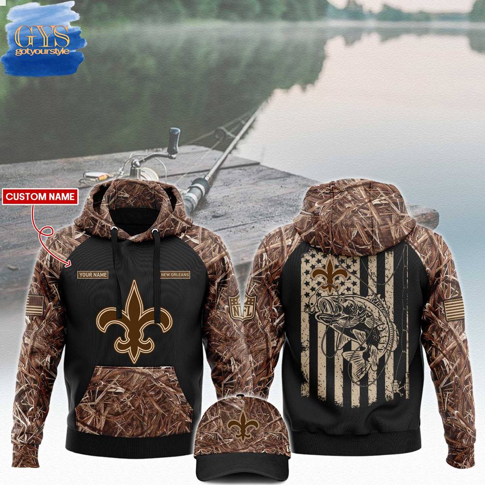 New Orleans Saints NFL x Fishing 2024 Limited Edition Hoodie 1