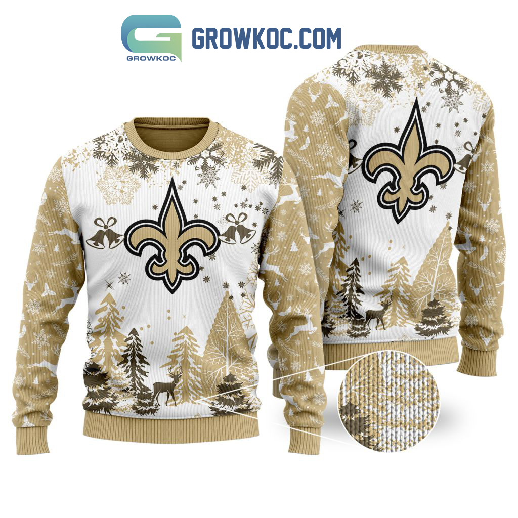 New Orleans Saints Special Christmas Ugly Sweater Design Holiday Edition2B1 3k02r