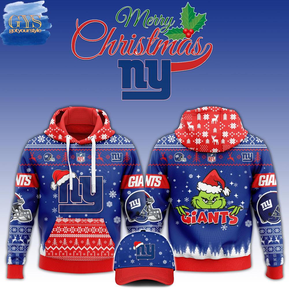 New York Giants 2024 Christmas Limited Edition Hoodie 1