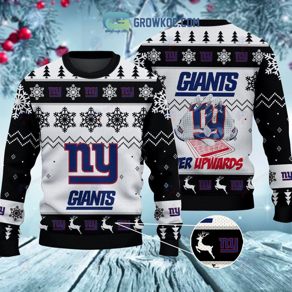 New York Giants Ever Upwards Christmas Ugly Sweater2B1 ycgcE