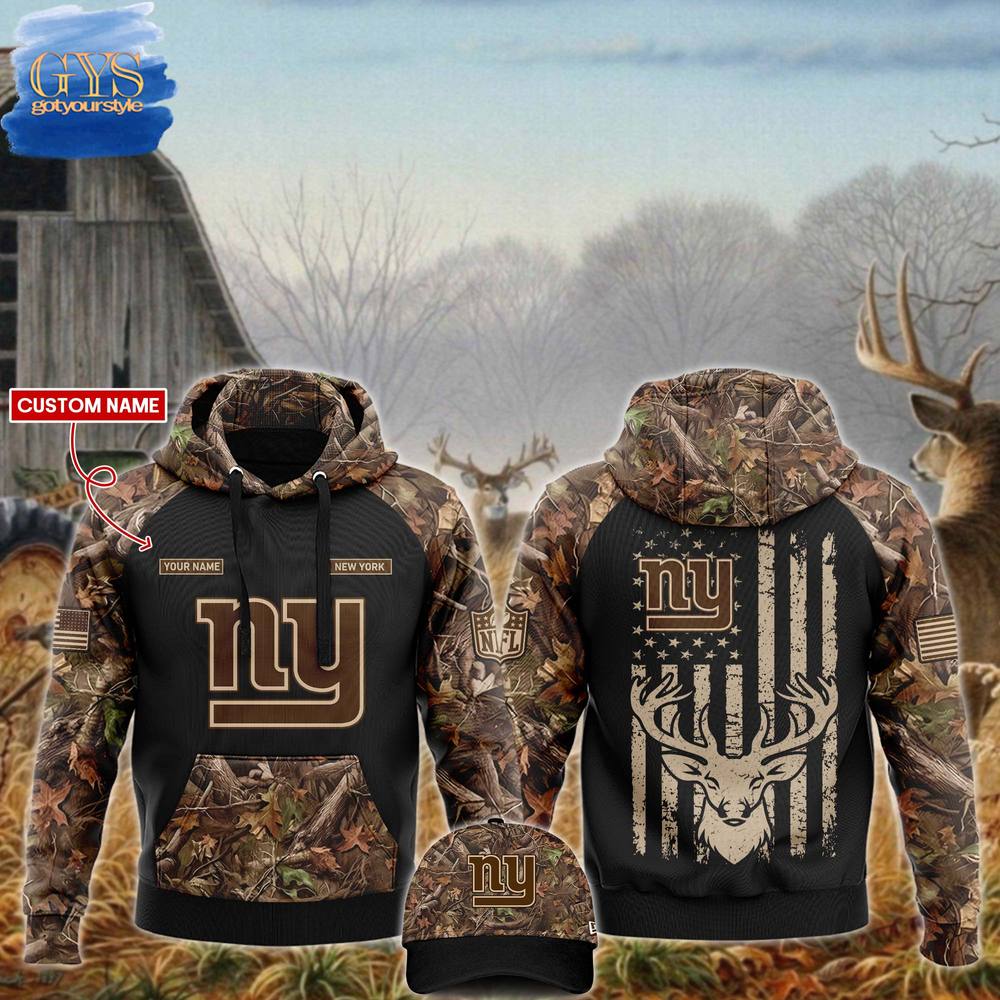 New York Giants NFL x Hunting 2024 Limited Edition Hoodie 1