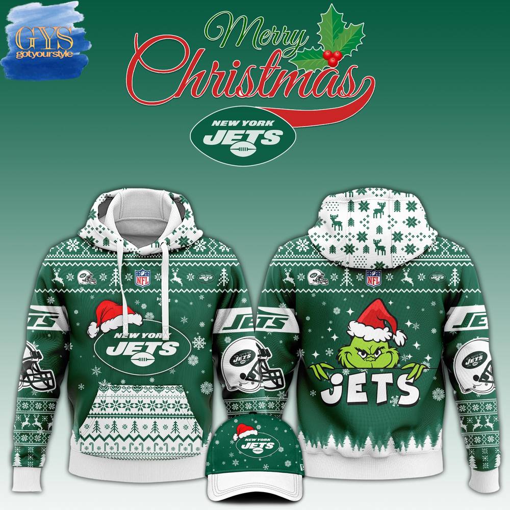 New York Jets 2024 Christmas Limited Edition Hoodie 1
