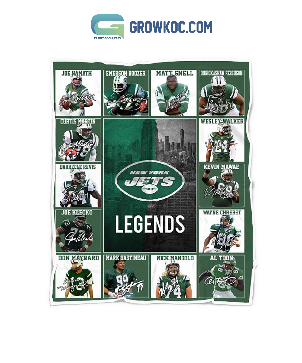 New York Jets NFL Legends In History Fleece Blanket Quilt2B1 trpa5 New York Jets NFL Legends In History Fleece Blanket Quilt2B1 trpa5