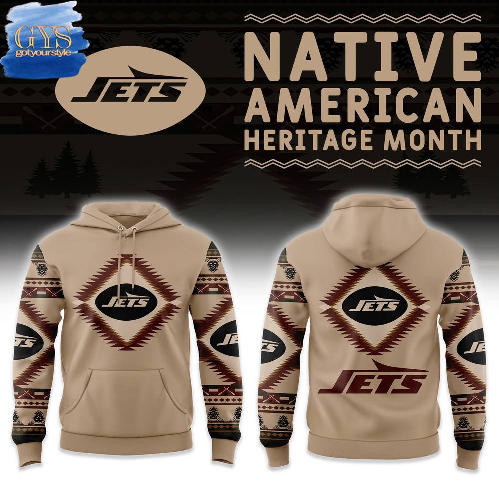 New York Jets NFL x National Native American Heritage Month Limited Edition Hoodie 1