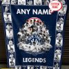 New York Yankees Baseball Legends Collection Personalized Fleece Blanket Quilt2B1 4irWK