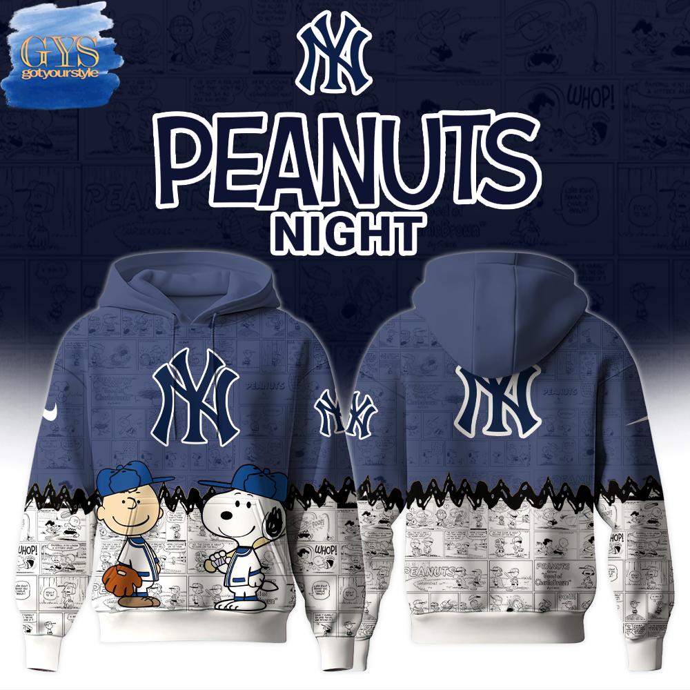 New York Yankees Peanuts Night Special Edition Hoodie 1