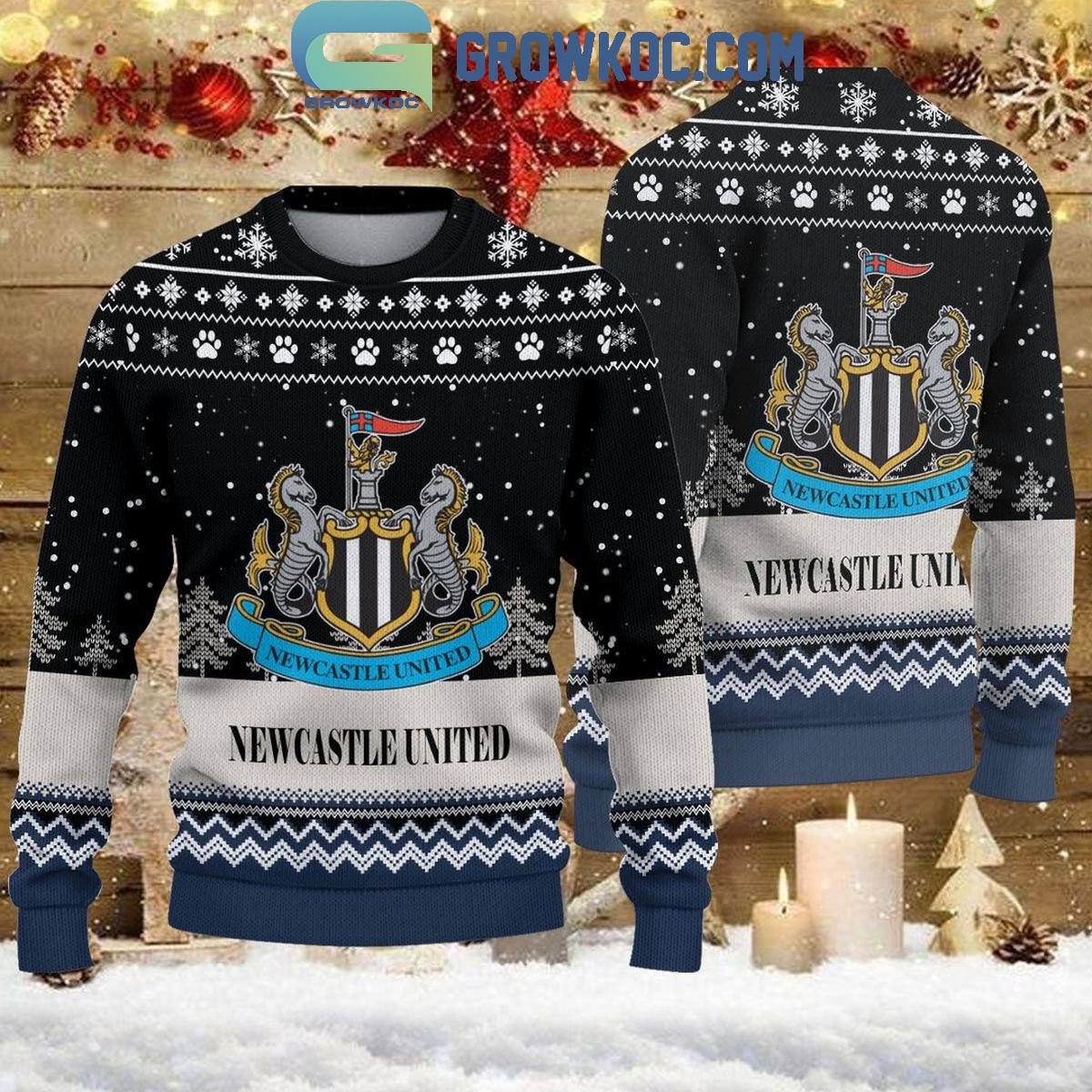 Newcastle United The Magpies England Premier League Christmas Ugly Sweater 1 0jSLm