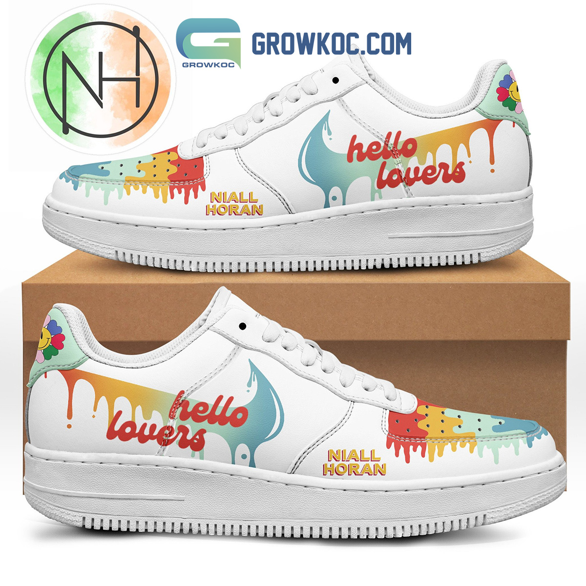 Niall Horan Hello Lovers Fan Air Force 1 Shoes2B1 hxGUG