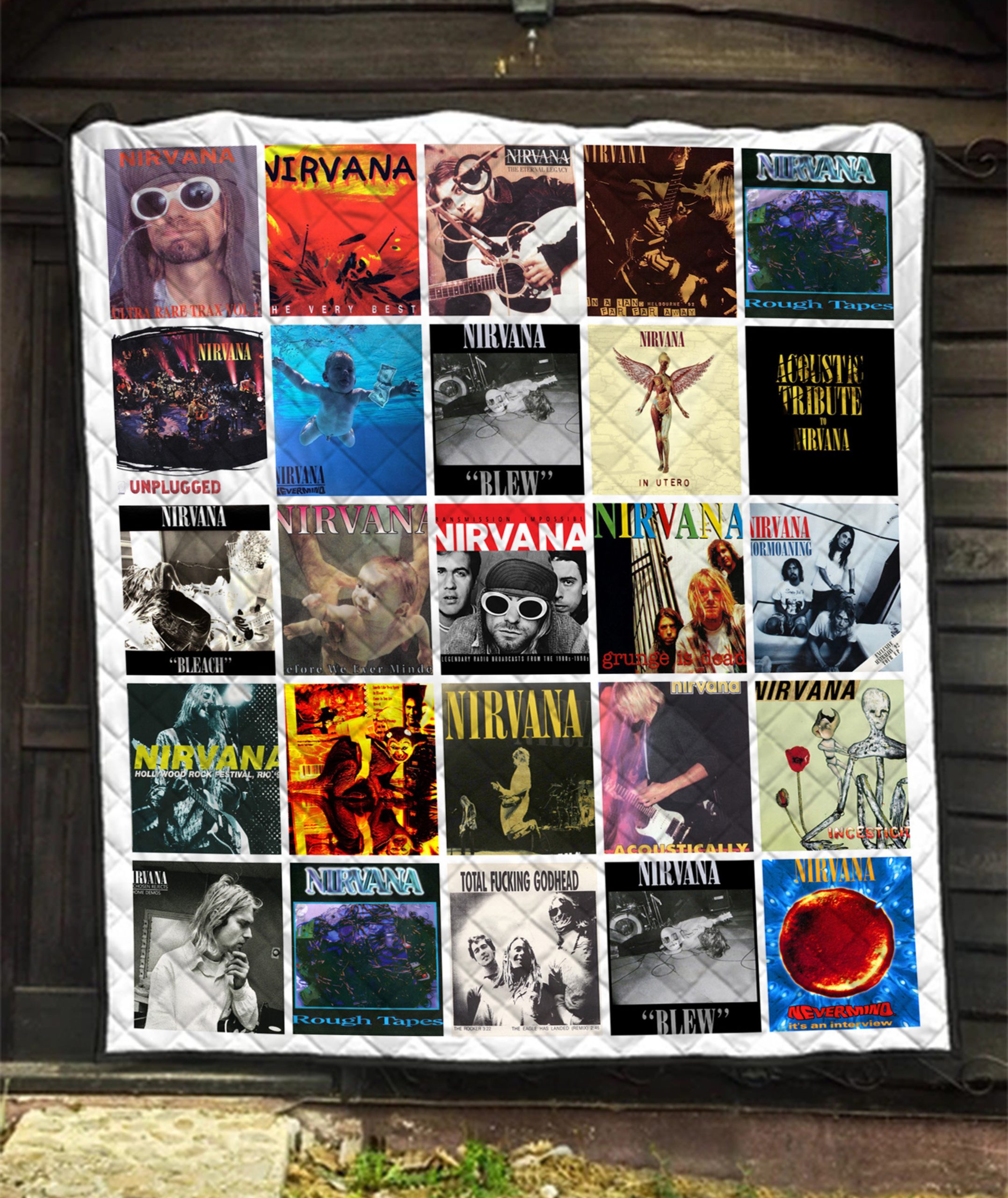 Nirvana Rock Band Fleece Blanket Cozy Plush Gift 0 Nirvana Rock Band Fleece Blanket Cozy Plush Gift 0