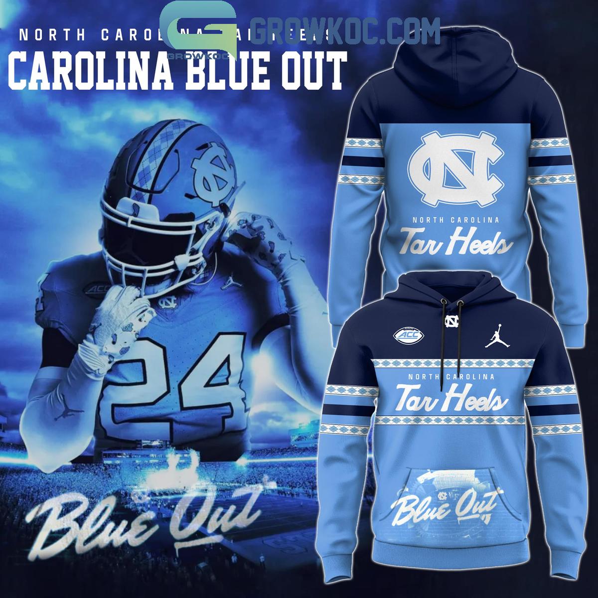 North Carolina Tar Heels 2024 Blue Out Hoodie T Shirt 1 aeJID
