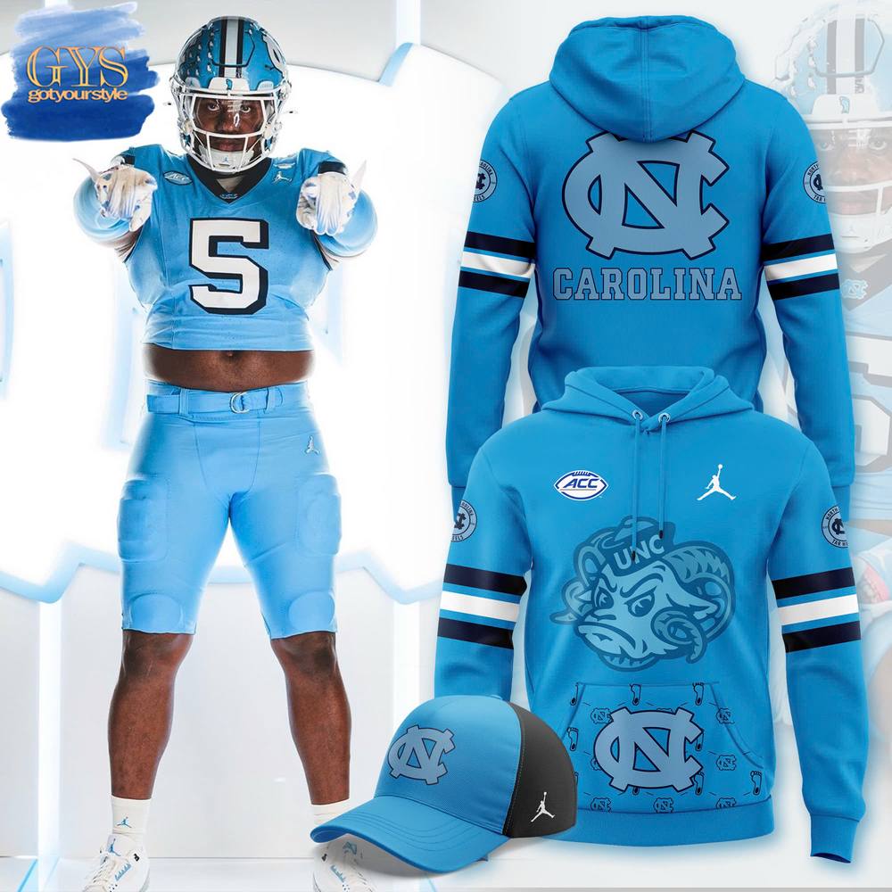 North Carolina Tar Heels 2024 Throwback Limited Edition Hoodie 1