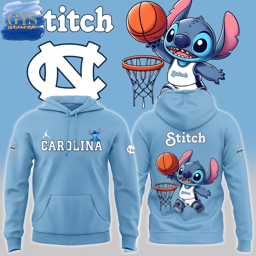 North Carolina Tar Heels x Stitch Limited Edition Hoodie 1