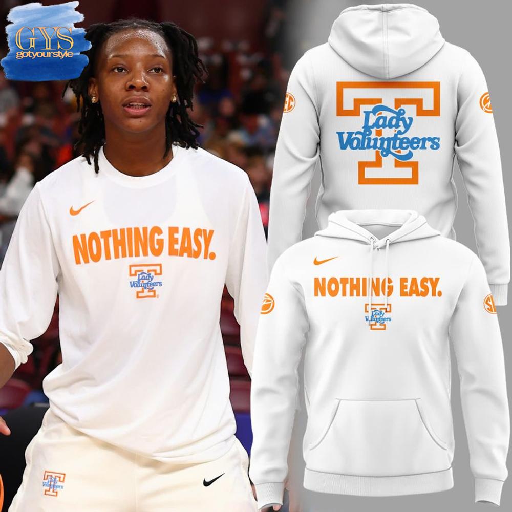 Nothing Easy Vols Lady Limited Edition White Hoodie 1