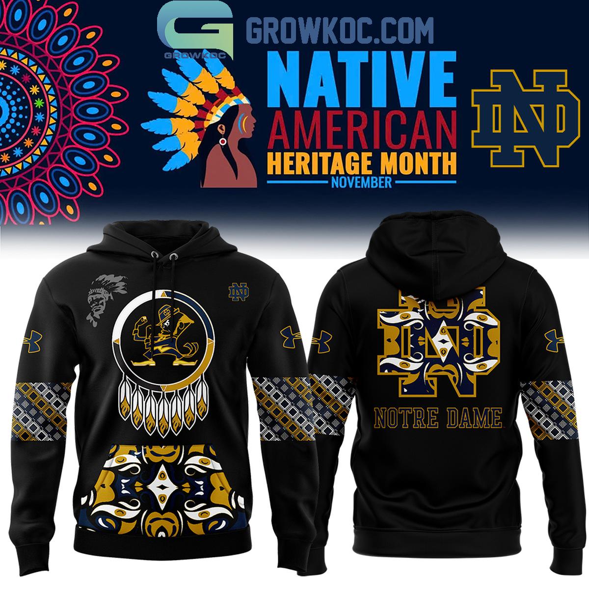 Notre Dame Fighting Irish Native American Heritage Month 2024 Hoodie T Shirt 1 nuTWu