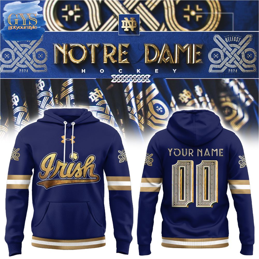 Notre Dame Friendship Four Tournament 2024 Special Edition Hoodie 3