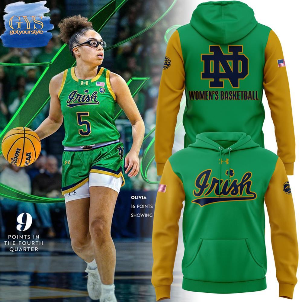 Notre Dame Womens Basketball 2025 Uniform Hoodie 1