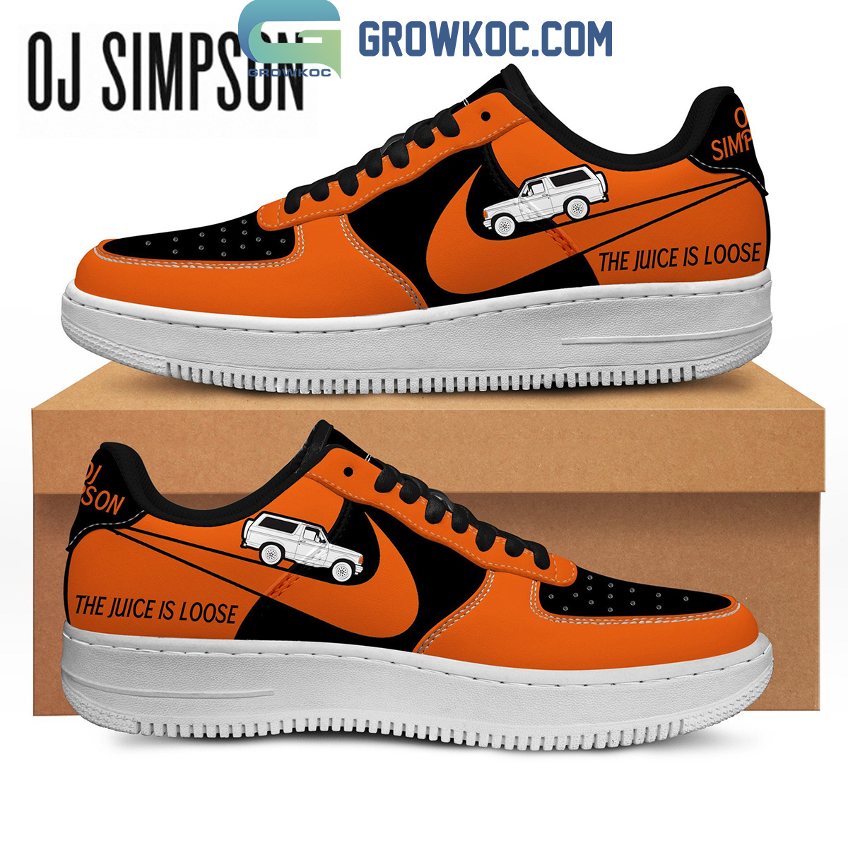 O. J. Simpson The Juice Is Loose Air Force 1 Shoes 2B1 3Zo3H