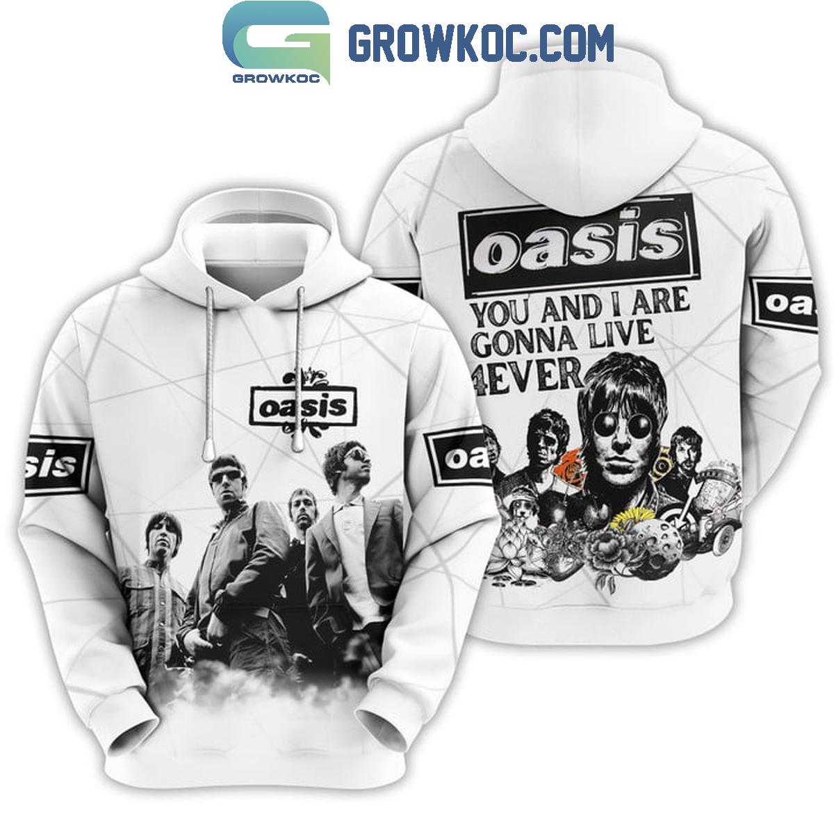 Oasis You And I Are Gonna Live Forever Hoodie T Shirt 1 lx46y