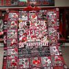 Ohio State Buckeyes 135th Anniversary 1890 2025 Celebrating Fleece Blanket Quilt 1 yALCr