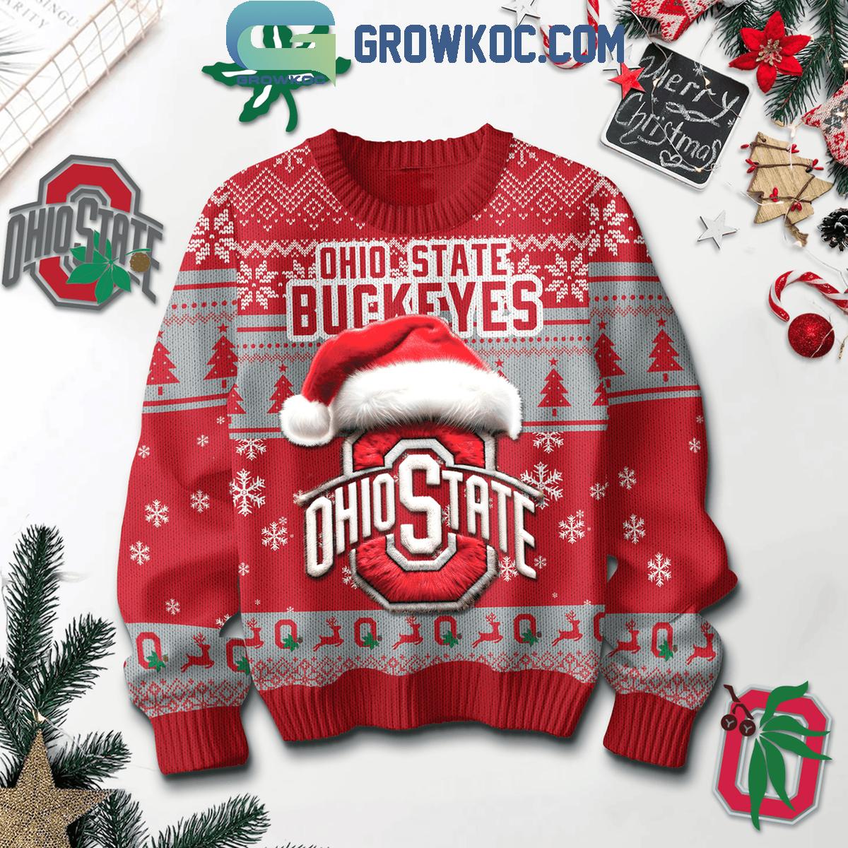 Ohio State Buckeyes Always A Buckeyes Christmas Ugly Sweater 1 mzUsP
