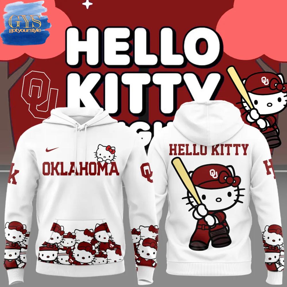 Oklahoma Softball x Hello Kitty Limited Edition Hoodie 1