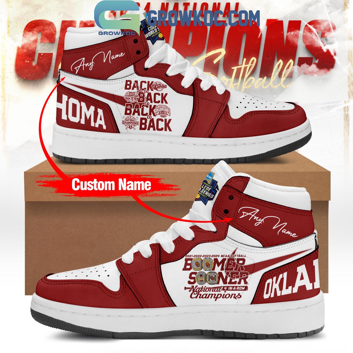 Oklahoma Sooners Champions Boomer Sooner 2024 Personalized Air Jordan 1 Shoes 1 lao5H