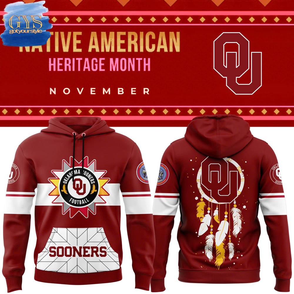 Oklahoma Sooners Native American Heritage Month 2024 Limited Edition Hoodie 1