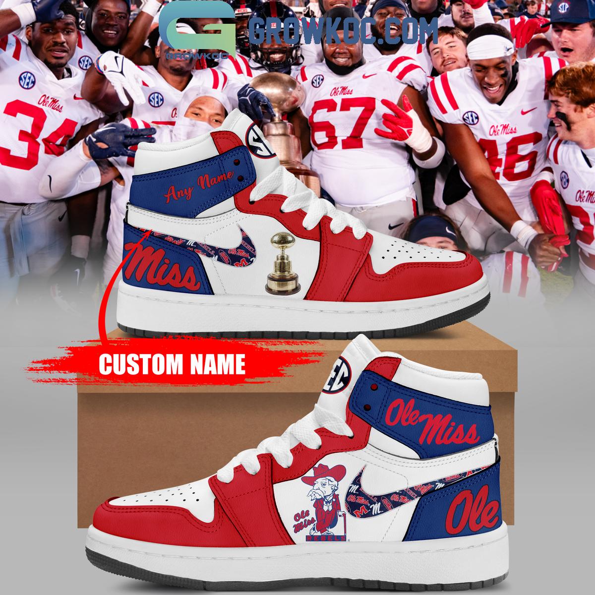 Ole Miss Rebels Egg Bowl 2023 Champions Air Jordan 1 Shoes 1 IsgHl