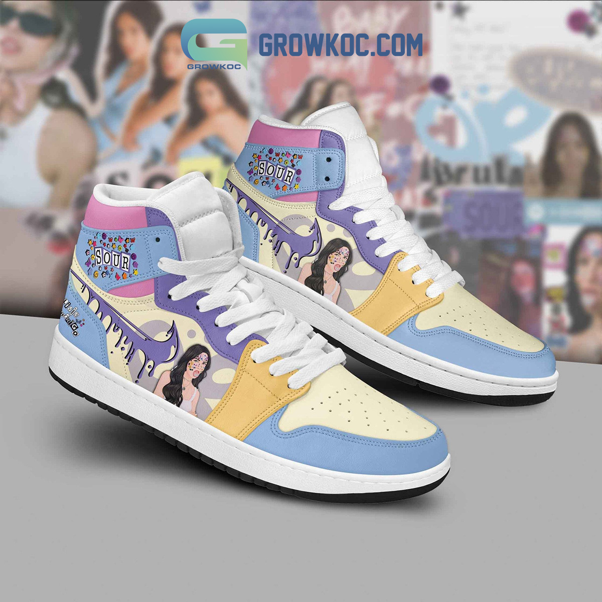 Olivia Rodrigo Sour White Lace Air Jordan 1 Shoes 2B1 tqrBQ