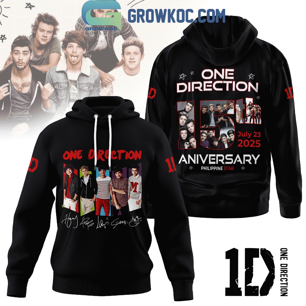 One Direction 15th Anniversary 2025 Hoodie Shirt 1 te1q0