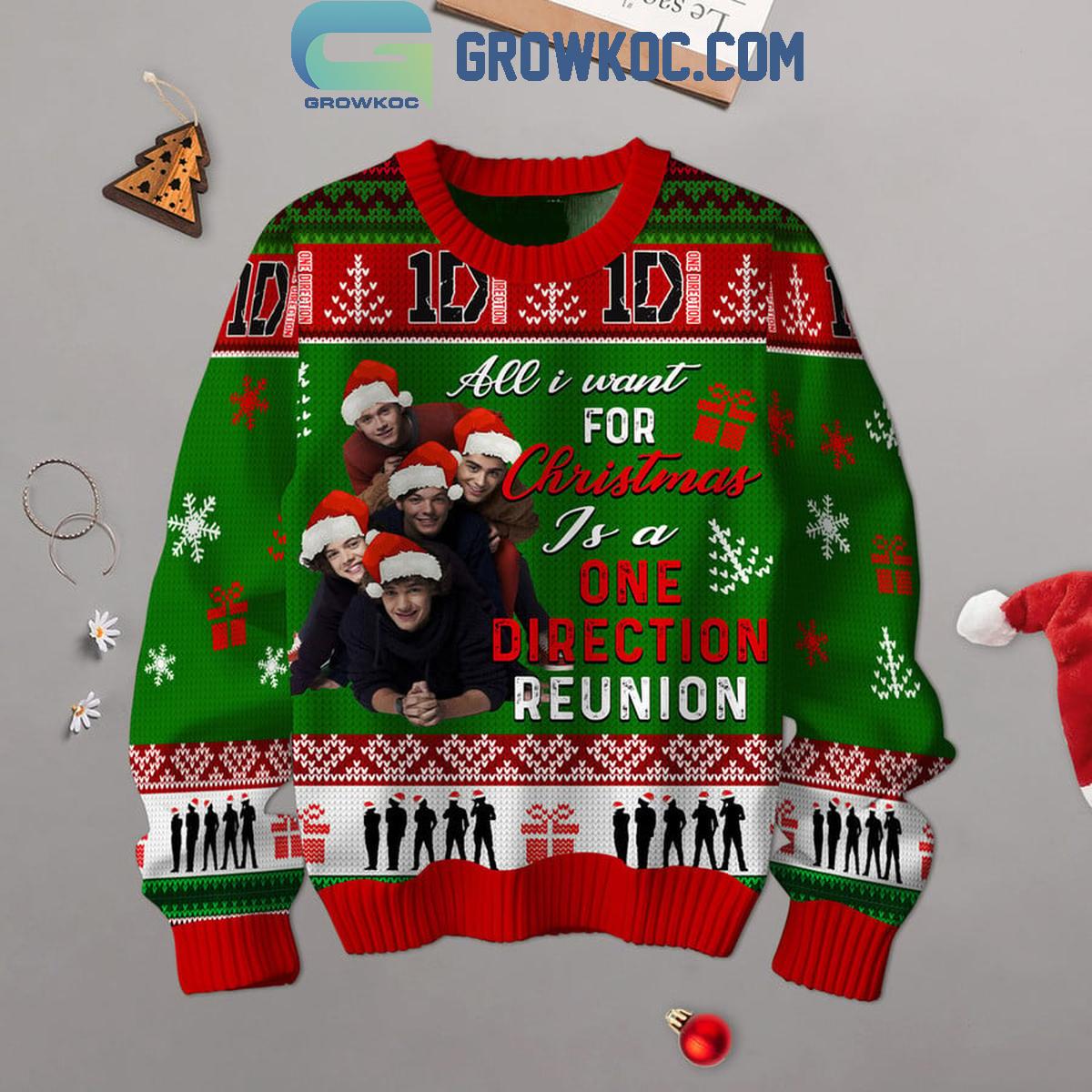One Direction All I Want For Christmas Is 1D Reunion 2024 Ugly Sweater 1 kFAhX