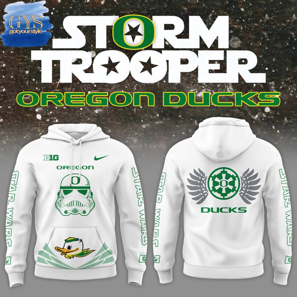 Oregon Ducks Star Wars Limited Edition Hoodie 5