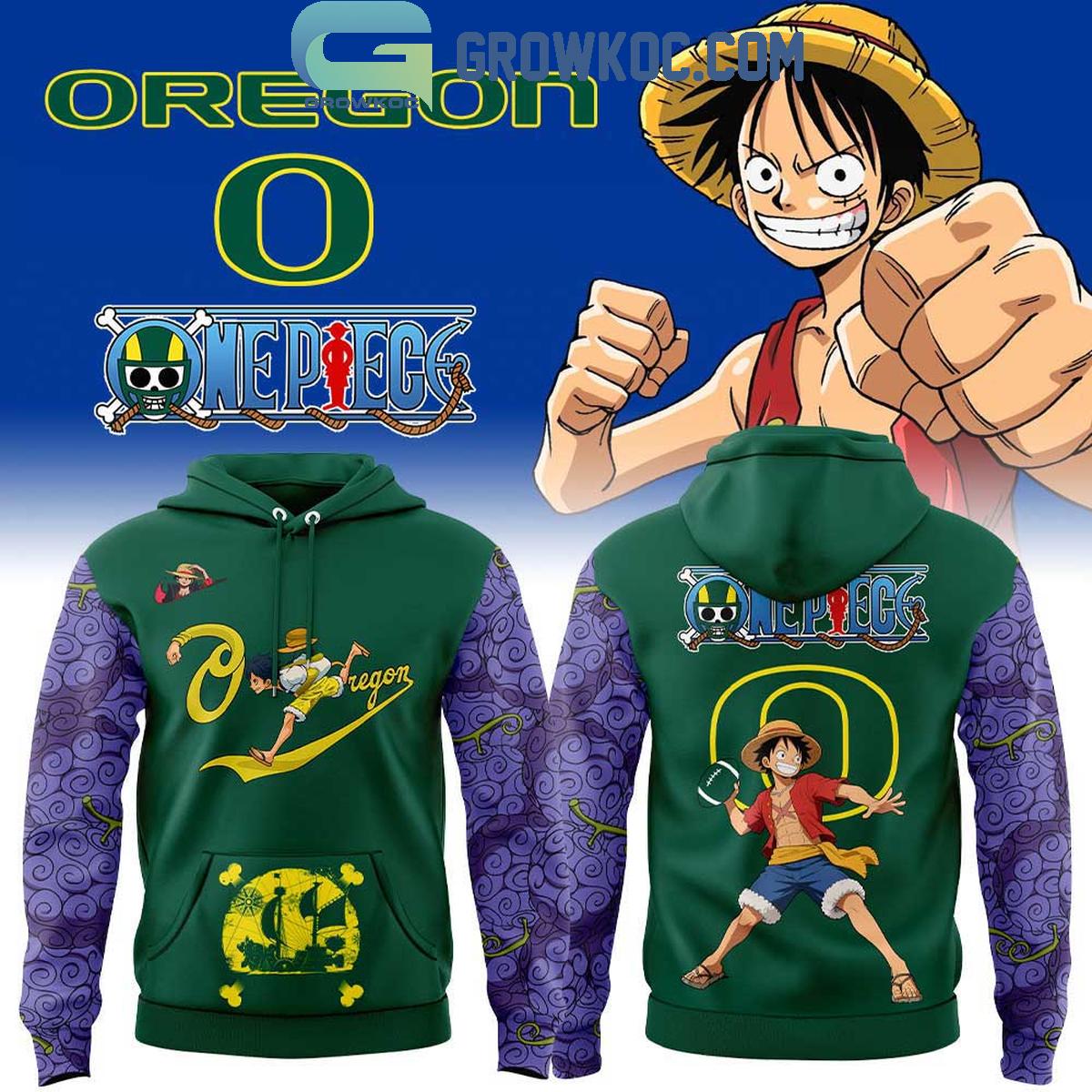 Oregon Ducks x One Piece 2025 Hoodie Shirt 1 FuPat
