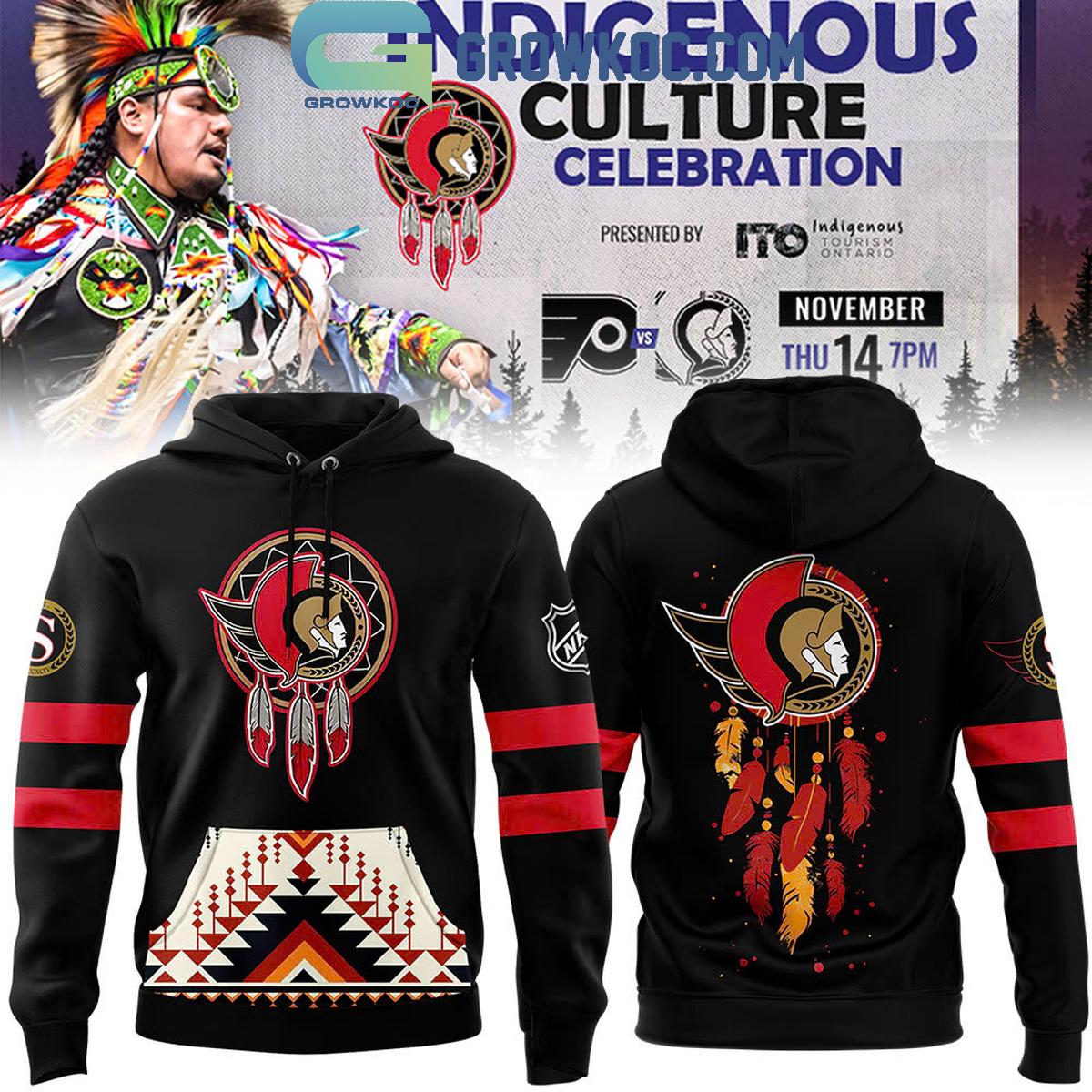 Ottawa Senators 2024 Native American Heritage Month In November Hoodie T Shirt 1 Nacww