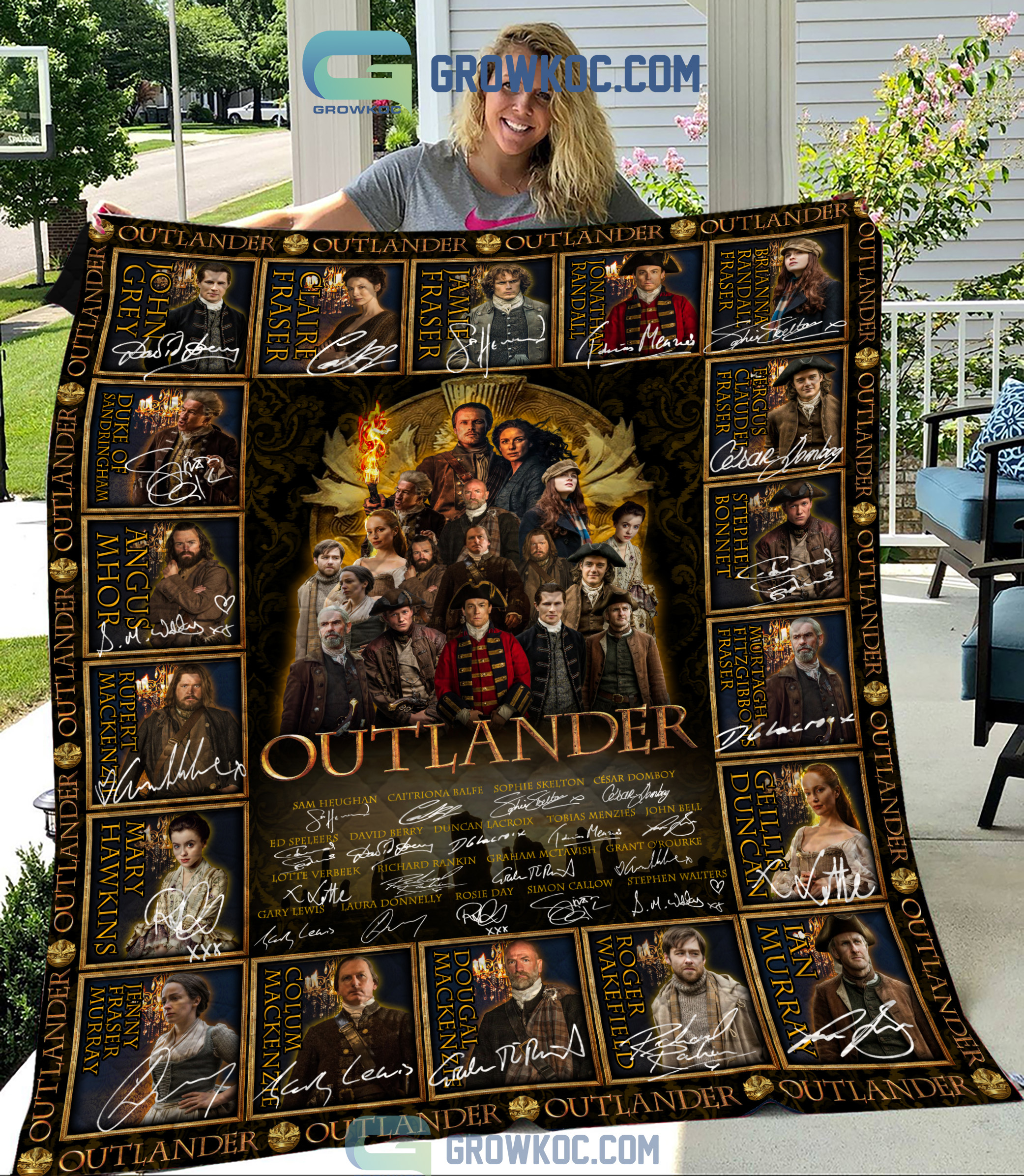 Outlander TV Series Fleece Blanket Quilt2B1 1 k9ZvS